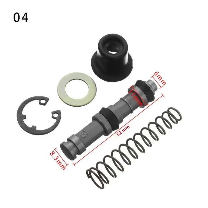 Kit De Reparación De Plunger De Pistón De Freno Y Embrague Para Motocicleta 11mm 12.7mm 14mm Accesorios De Reparación De Cilindro Maestro - 1