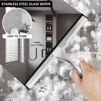 Cepillo De Baño De Acero Inoxidable Con Ventosa Multiusos Para Limpieza De Vidrio De Cocina Y Coche Herramienta De Limpieza Ecológica - details 5