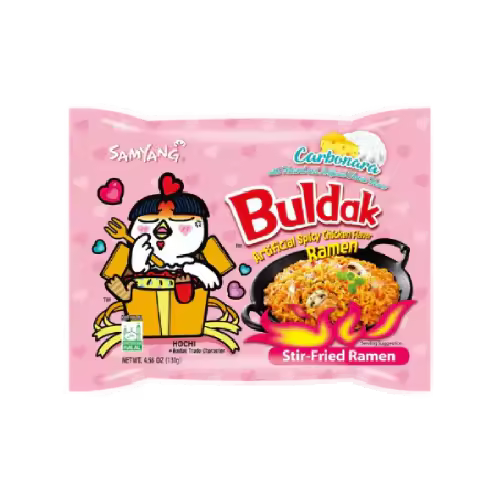 5 PACK BULDAK RAMEN CARBONARA RAMEN SUGAR SHOP OFERTA - 1