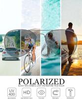 Gafas de sol polarizadas piloto para Mujeres Hombres estilo retro con protección UV400 para conducción y Pesca - details 3