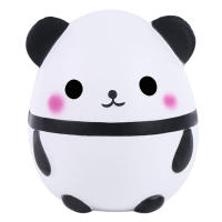Peluche De Oso Panda Kawaii Jumbo Suave Y Alzas Lento Juguete Creativo Para Alivio Del Estrés Regalo Divertido Para Niños Oliendo a Pan - details 2