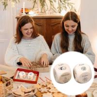 Dado De Decisiones Alimentarias Juguete Divertido Para Parejas Regalo De Aniversario Para Noche De Citas Navidad Cumpleaños Con 12 Patrones De Comida - details 2