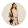 Mochila elegante de cuero con cremallera Bella - details 2