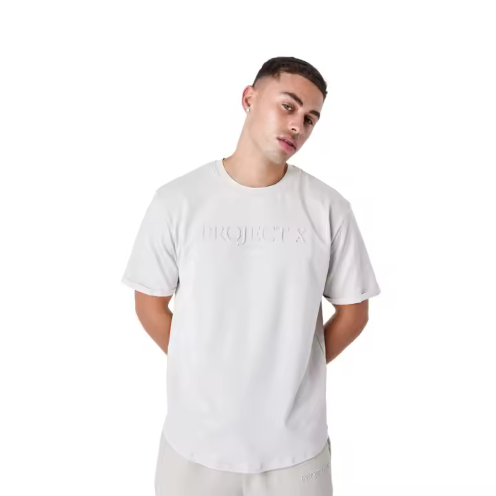 Camiseta Project X Paris Relieve Beige Tee 2310075-Gg - 1