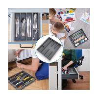Organizador de cajones de cocina, soporte para cubiertos, bandeja de plástico - details 5
