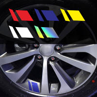 Pegatinas Para Interior De Coche 6 Piezas Reflectantes En Vinilo Para Ruedas Y Ejes Decoración De Rayas De Carreras Tamaño Del Eje De La Rueda - details 11