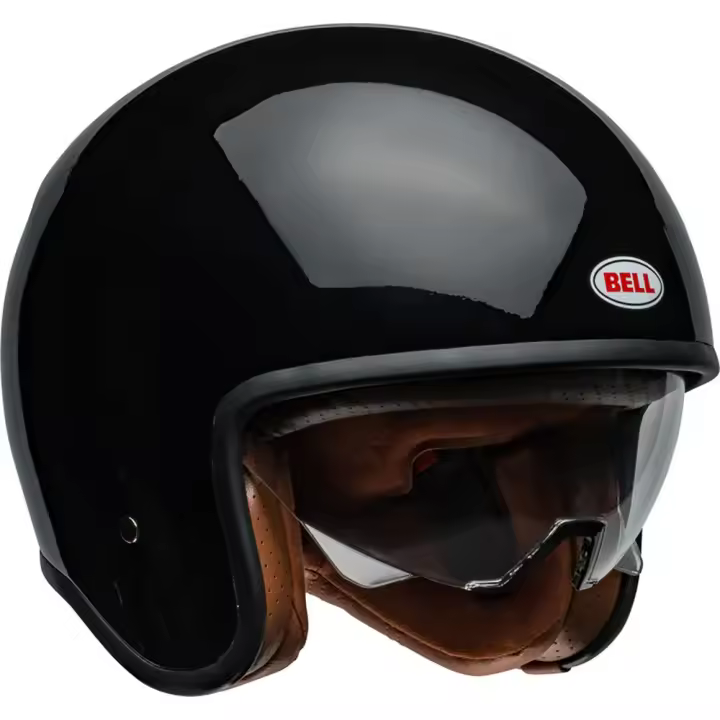 Bell Moto Casco Jet Tx501 Negro Adulto - 1