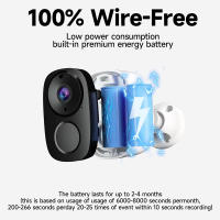 Cámara De Seguridad Exterior Inalámbrica 2K 3MP Con Luz De Luces Y Silbato Audio Bidireccional Impermeable Cámara IP Bullet WiFi Poderada Por Batería - details 4
