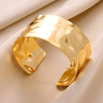 14k Oro Amarillo Redondo Diamante Pulsera De Mujer Frasins