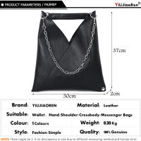 Bolso De Mano De Cuero Moda Para Mujer Lujo Capacidad Grande Tote Cadena Simple Bolso De Hombro Diseñador Bolso De Mujer - details 7
