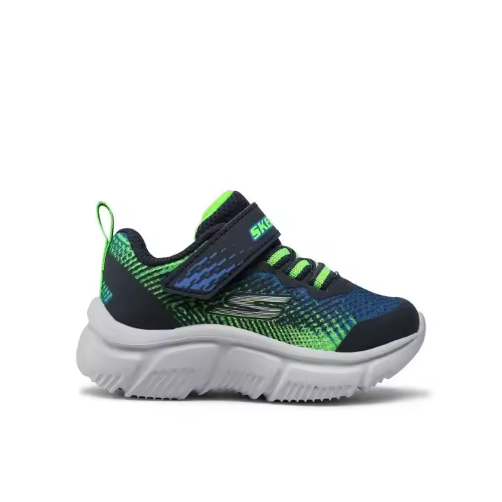 ZAPATILLA SKECHERS COLO AZUL/VERDE INFANTIL - 1