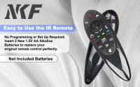 Simply Install 2 New AAA Alkaline Batteries And Start Using The AN-MR500G Remote.