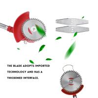 Cortadora de césped eléctrica sin cuerda 21v 18000 RPM cortadora de césped eléctrica jardín cortadora telescópica ajustable de malas hierbas con 1 batería - details 5
