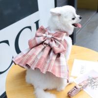 Traje De Vestido Para Perro Con Correa Arnes De Enlace Vestido De Sastre Para Mascotas Material Poliéster Estilo Princesa - details 11