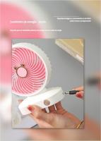 Mini ventilador de escritorio 2025, nuevo, con carga USB, pequeño ventilador eléctrico, segunda y tercera marcha ajustable - details 4