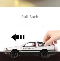 Modelo De Coche De Acción Initial D AE86s En Escala 1:20 Metal Sin Batería Regalo Para Niños Simulación Alta Con Sonido Y Luz Colección - details 13