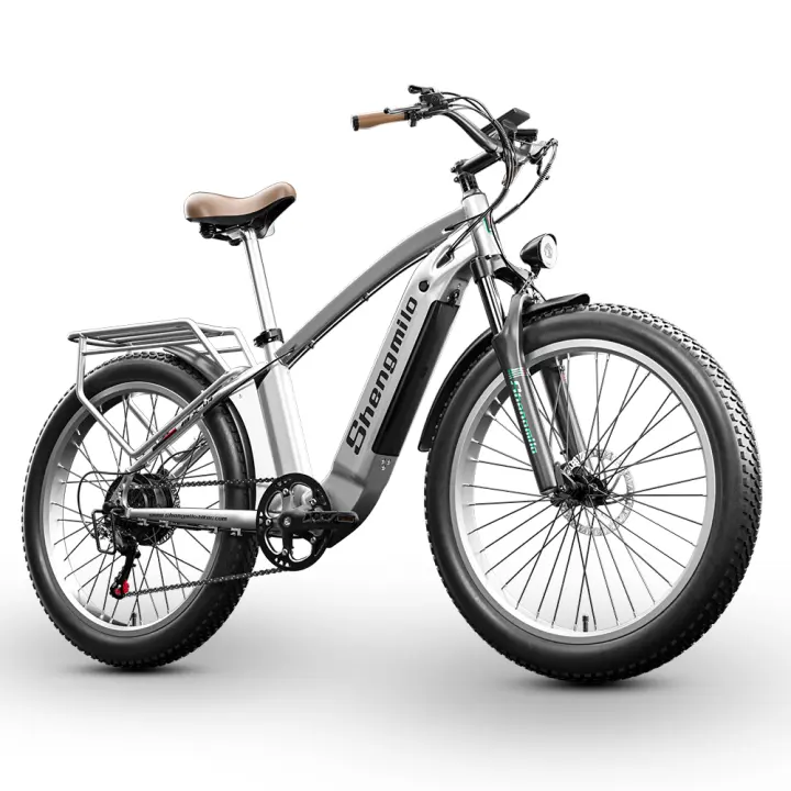 Shengmilo Bicicleta Eléctrica MX04 Fat Bike bicicletas de montaña 1000W Bafang Motor electric bicycle retro 48V15AH  Batería de Litio Extraíble E-Bike  adullto bici eléctrica - 1