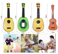 Ukelele De Juguete Simulación De Guitarra Musical Estilo Fruta Con Cuatro Cuerdas Instrumento Musical Educativo Para Niños Montessori - details 7