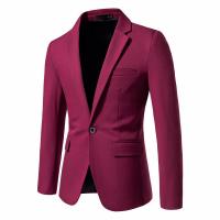 Chaleco De Moda Para Hombre Estilo Coreano Ajustado Color Sólido Casual Primavera Otoño Abrigo Todo En Uno Para Jóvenes - details 1