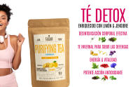Camino de Cabras® Té Detox Limón & Jengibre – Drenante y Digestivo con Té Verde, Diente de León, Ortiga y Cola de Caballo – 100 g - details 1