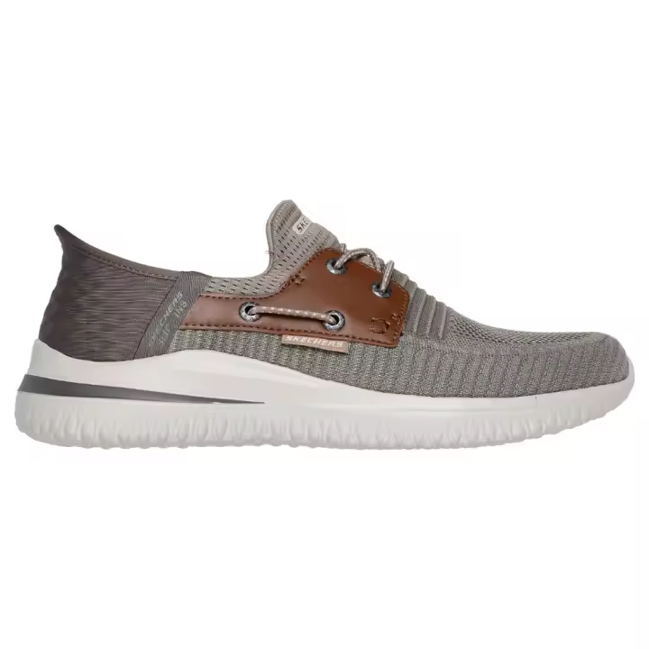 Zapatillas Marrones Skechers Slip-ins Delson 3.0 Roth Taupe Marrón - 1