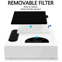 Coleccionador De Polvo De Uñas Potente 80W Con Filtro Aspiradora De Uñas Para Manicura Equipo De Eliminación De Polvo De Uñas - details 5