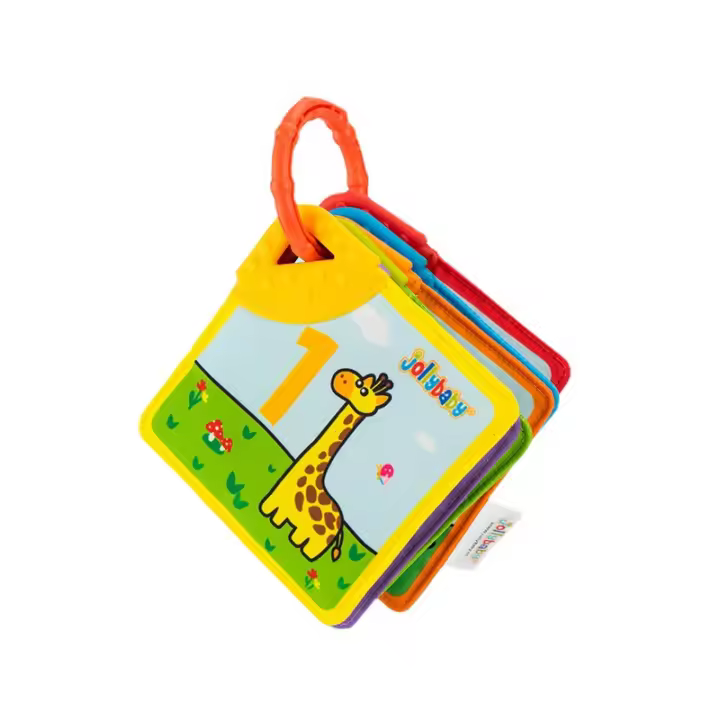 Tarjetas cognitivas en blanco y negro de Jollybaby para bebés recién nacidos de 0 a 3 años, educación temprana, iluminación, libro de tela cognitivo, tarjeta de juguete para bebé - 1
