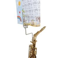 Soporte De Música Portátil Para Clarinete Trompeta Flauta Saxofón Y Otros Instrumentos De Viento Accesorio Para Principiantes Color Plata Material Metálico - details 10