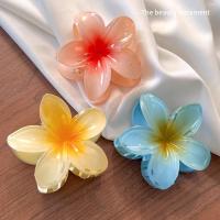 4PCS Clip Para El Cabello De Mujer Moda Con Flores Bohemia Accesorios Para El Cabello Grandes Barrettes Para Vacaciones - details 5
