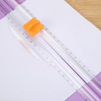 Cortadora De Papel A4/A5 Con Hoja Ruler Retráctil Y Hojas De Repuesto Para Cuchillo Guillotina Suministros Para Scrapbooking Y Fotografía - details 3