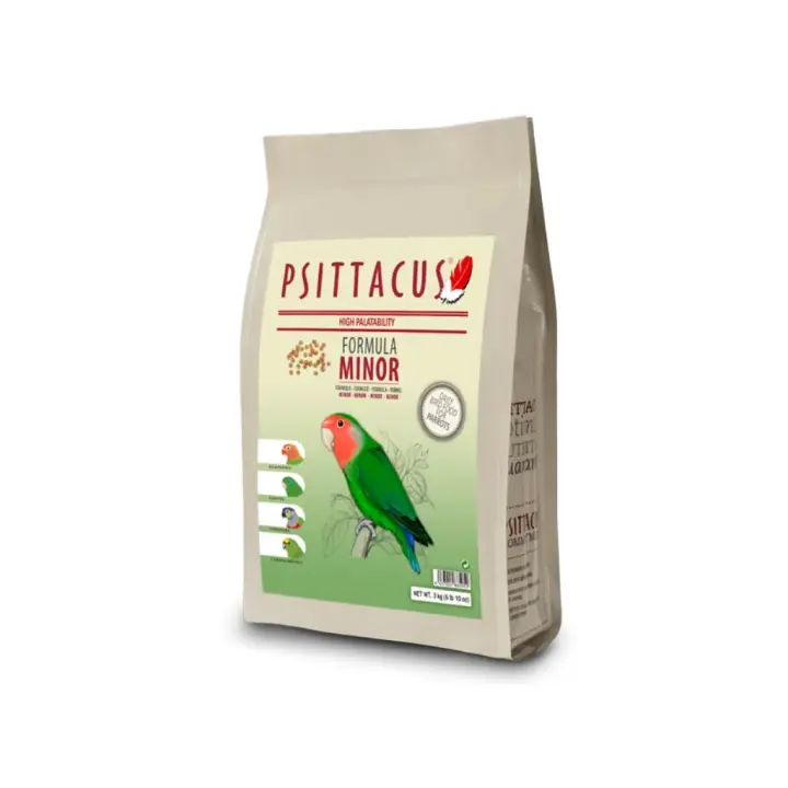 PSITTACUS - Minor - Pienso fórmula mantenimiento Ideado para especies Pequeñas - 1