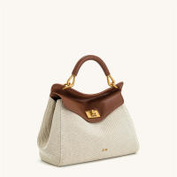 Bolso De Hombro Para Mujer JW PEI 2025 Nueva Canvas Marrón Con Cierre De Cerradura Lucía Bolso Bandolera De Lujo Para Seniors - details 7