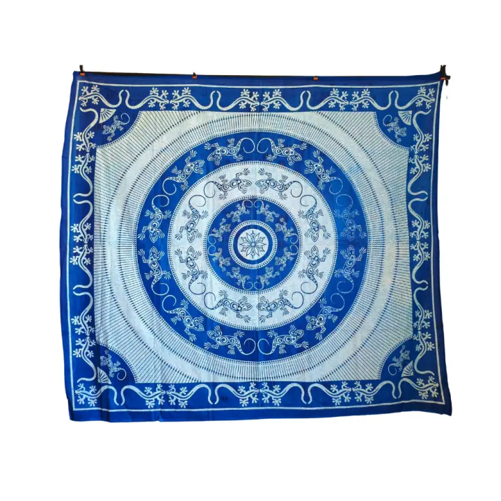 Pareo / Manta / Tapiz multiuso de 210 x 240 cm estilo mandala étnico indio pareo para picnic, playa y decoración de hogar - 1