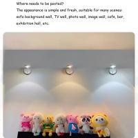 Lámpara De Pared LED Recargable Con Control Táctil Y Remoto IR Rotación 360° Luz Nocturna Portátil Para Dormitorio Lectura - details 1