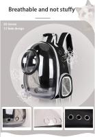 Pet Space Capsule Mochila, transportador de Gatos Pequeños y medianos, Transparente, Transpirable, a Prueba de Calor, transportador de Mascotas para Viajes, Senderismo, Caminar, Campamento - details 0