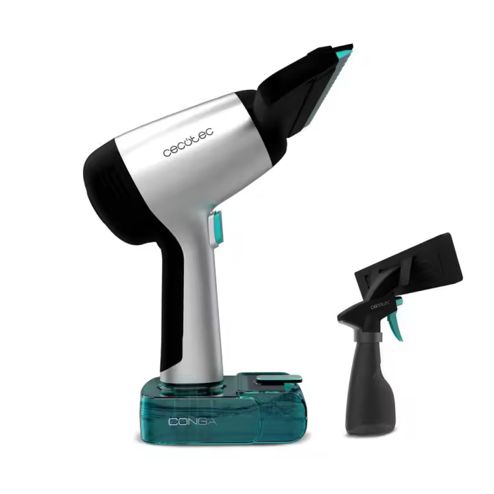 Aspirador Limpiacristales Cecotec Conga Rockstar 3700 Glass 3 en 1, Autonomía de 30 Minutos, Sin Marcas y Boquilla de 220 mm - 1