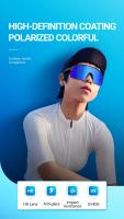 Gafas De Ciclismo Polarizadas Scvcn UV400 Para Hombre Y Mujer Protección Solar Para Conductores Deporte Al Aire Libre Gafas De Ruta - details 0