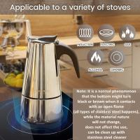 Cafetera de Maple inoxidable para uso en el hogar, Cafetera Italiana Moka, cafetera Expresso, cafetera percoladora, máquinas de café para Latte - details 7