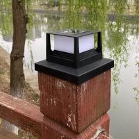 Lámpara De Valla LED Impermeable Con Panel Solar Para Jardín Y Calle Iluminación De Paisaje Solar Autónoma Capa Post Solar Nuevo - details 1