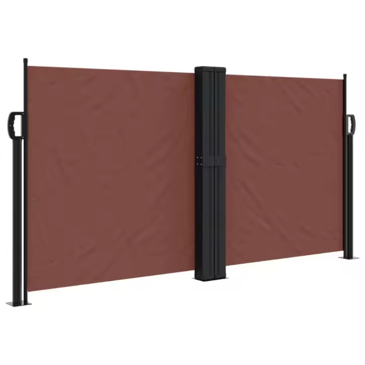 Toldo lateral retrácthl Marron 120x1000 cm - 1