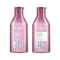 Redken Volume Injection Pack / Champú 300 Ml. + Acondicionador 300 Ml. para Cabello Fino, Liso o Tratado / Volumen en la Raíz, Cuerpo y Brillo. - details 0