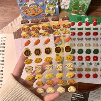 Pegatinas De Esponja Kawaii Para Scrapbooking Y Planificadores Adornos De Pan Y Vegetales De Estaciónery Lindas Para DIY Y Álbumes De Fotos - details 4