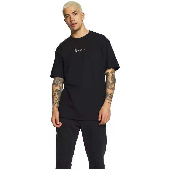 Camiseta de Manga Corta Karl Kani Small Signature Tee para hombre en color negro - 1