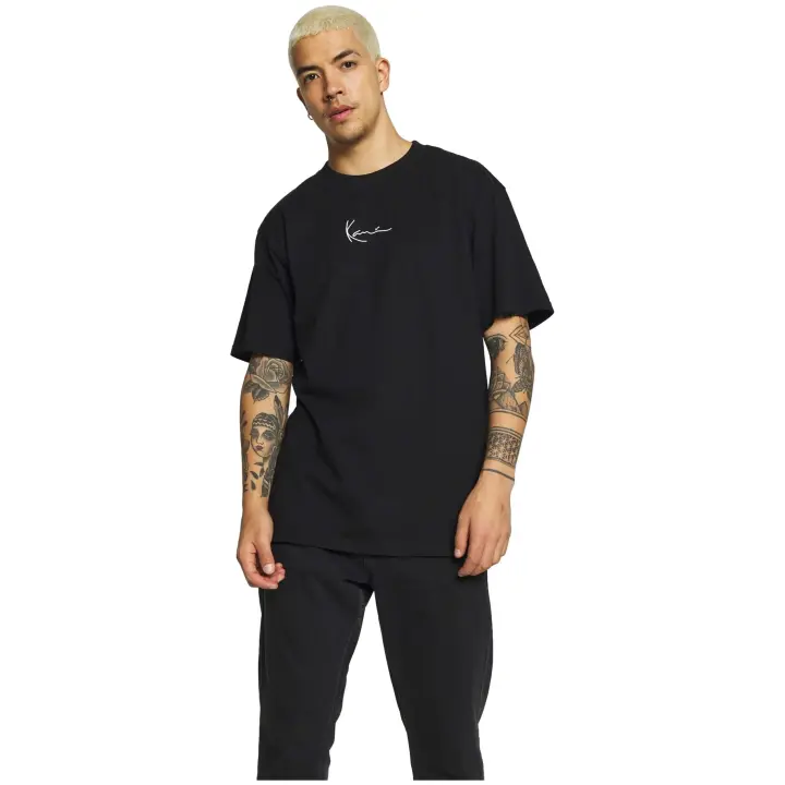 Camiseta de Manga Corta Karl Kani Small Signature Tee para hombre en color negro - 1