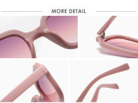 Gafas De Sol Cuadradas Pequeñas Para Ciclismo Moda Mujer Marca Tendencia Amarillas Vintage Protección UV400 Material Poliáctileno - details 9