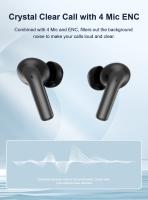T10 ANC Auriculares Inalámbricos Bluetooth 5.3 TWS Con Cancelación De Ruido ENC Llamadas HD Bajo Latencia Transparencia Personalizada APP - details 5