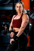 Paquete De 1 Par De Apoyabrazos Para Levantamiento De Pesas Con Agarre Máximo Soporte De Entrenamiento De Fuerza Para Pull up Y Deadlift Material De Poliéster Y Acero - details 4