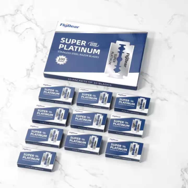 Afeitadora De Seguridad Retro Clásica Para Hombres Hojas De Afeitar De Acero Inoxidable Herramienta Profesional De Barbero Eliminación De Pelos - 1