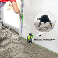 Base De Nivel Láser Metálica Con Rotación 360 Grados Y Trípode Soporte Para Interfaz De 1/4 O 5/8 Herramienta De Medición - details 3