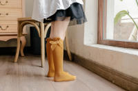 Calcetines De Navidad Para Bebés Niñas Otoño Invierno Big Bow Calcetines Largos Rodilleras Suaves De Algodón Para Niños 0-5 Años - details 12